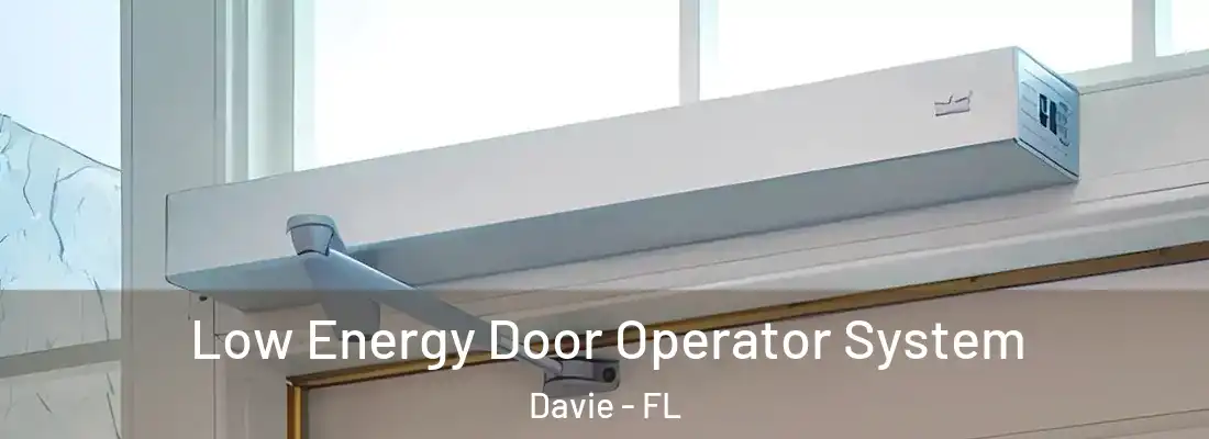  Low Energy Door Operator System Davie - FL